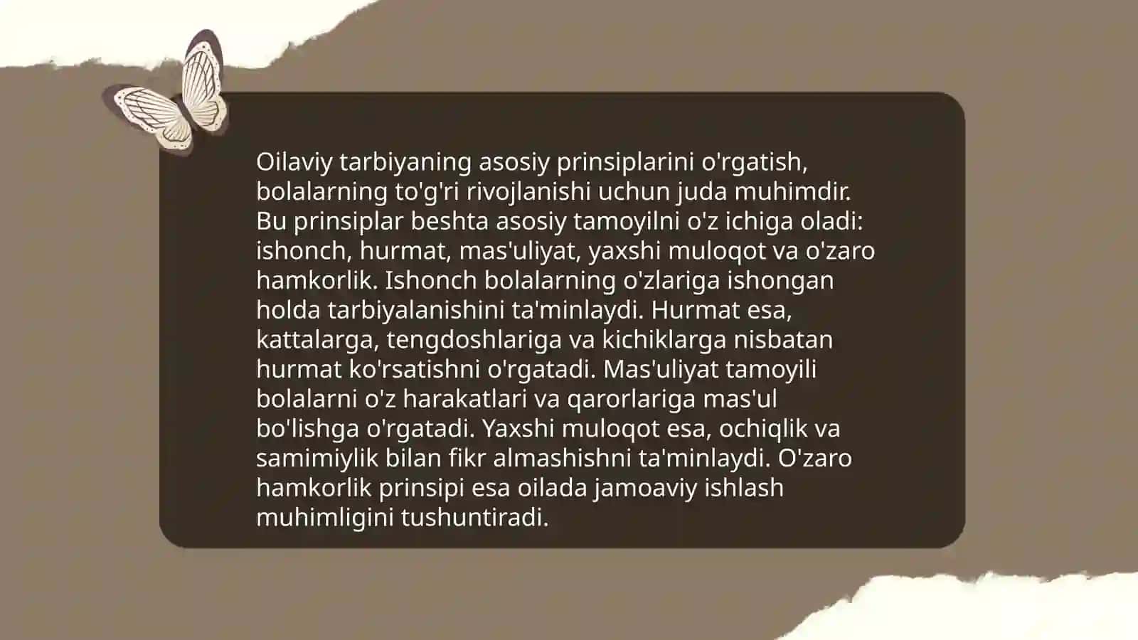 Maktabgacha talim tashkiloti tarbiyachisi oila tarbiyachisiga doir tajribadagi ijobiy ishlarni rejalashtirish 3