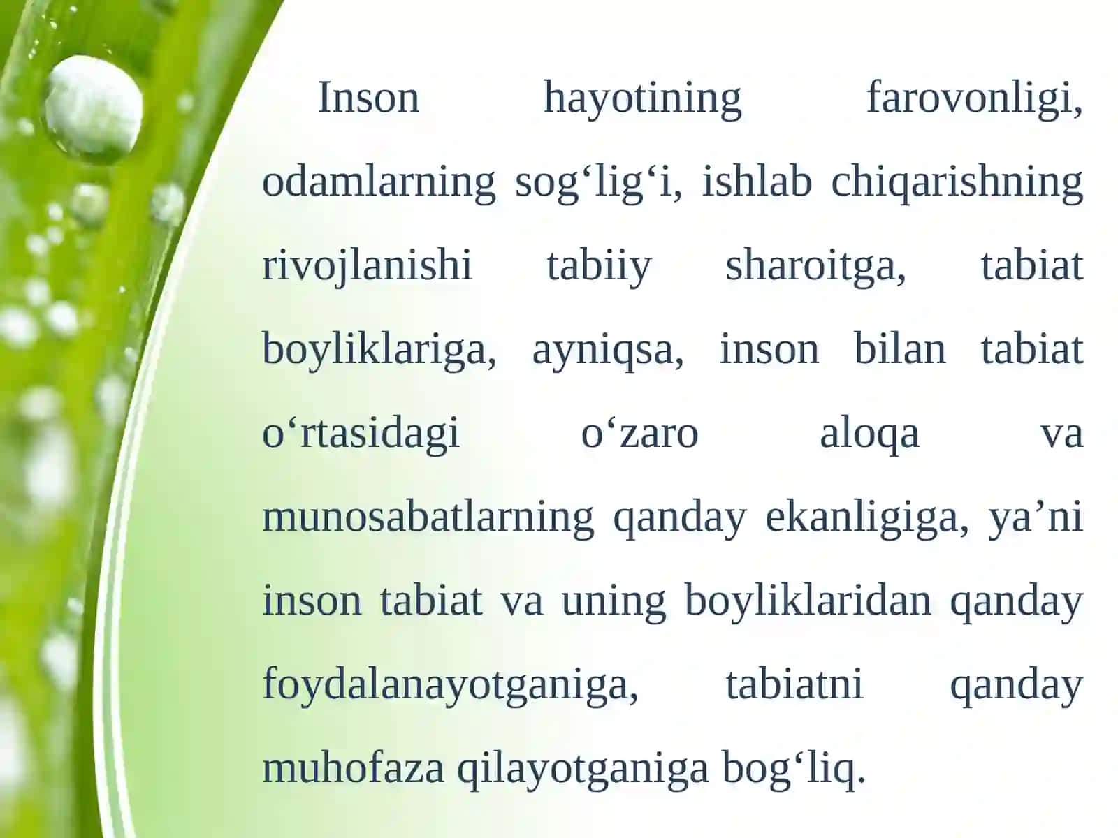 O‘rta osiyoning ekologik muammolari va tabiatini muhofaza qilish 3