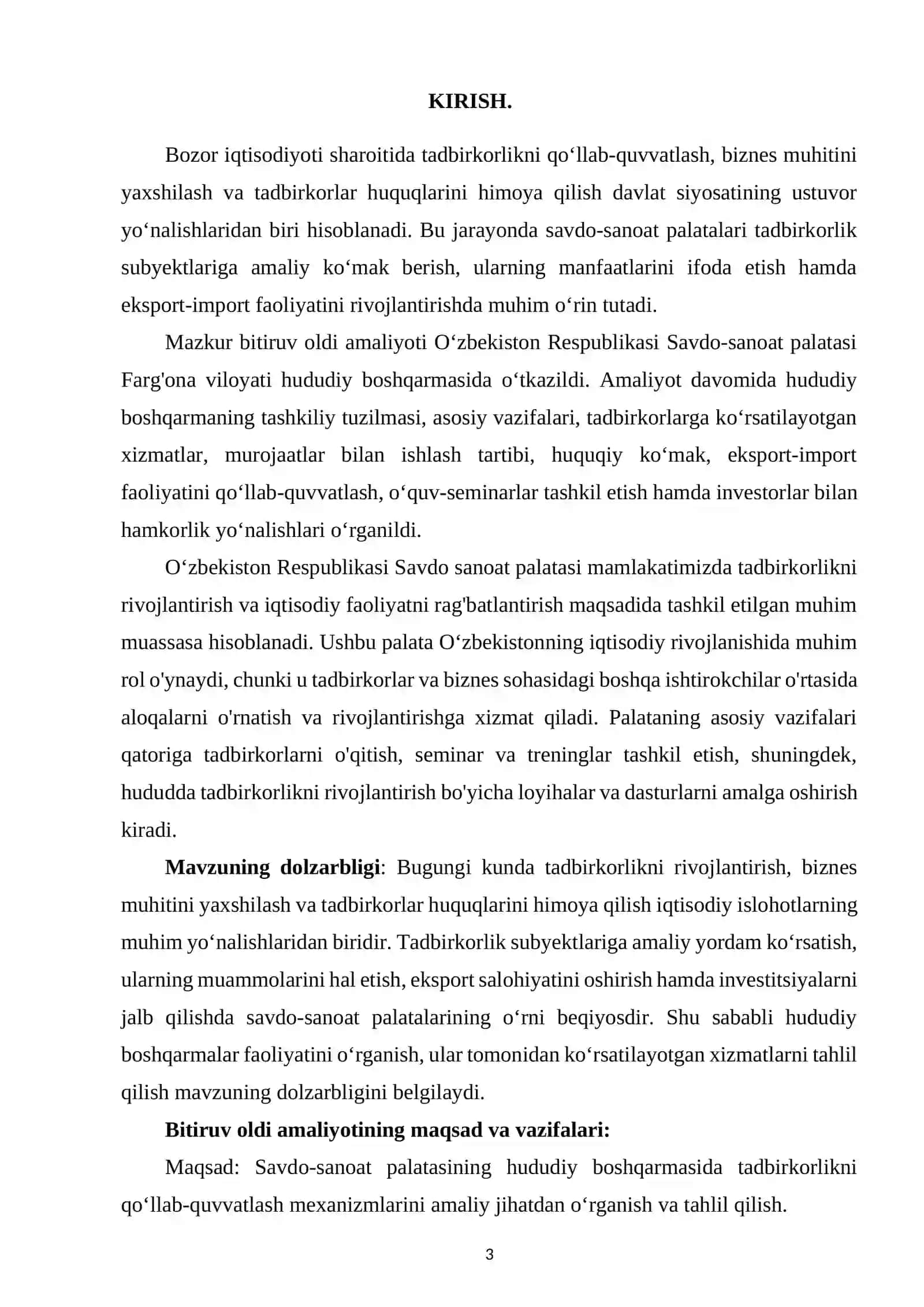 Oʻzbeksiton respublikasi Savdo sanoat palatasi Fargona viloyati hududiy boshqarmasi 3
