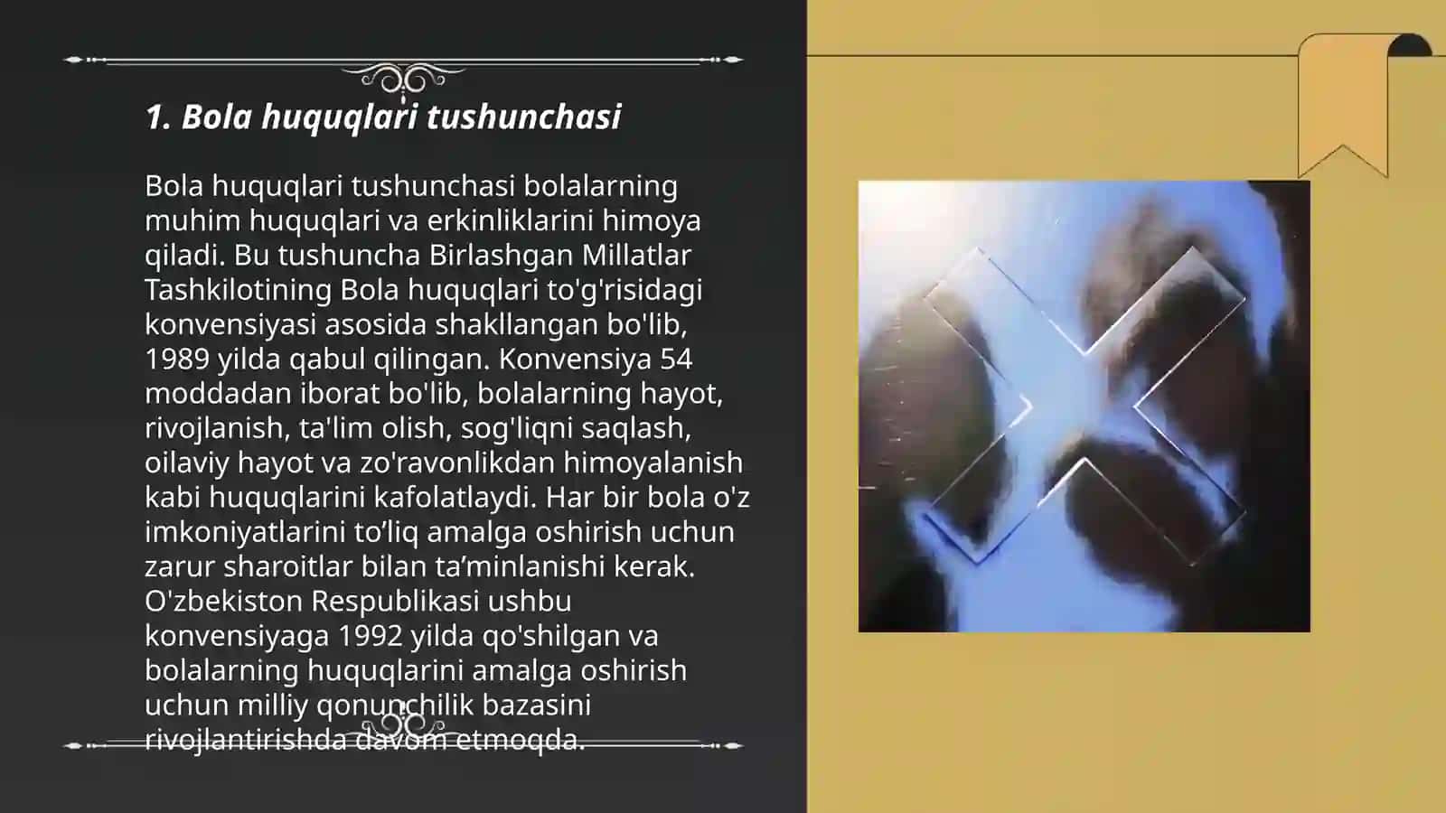 Bola huquqlari to'g'risida "gi BMT konvensiyasini oʻrganish 3