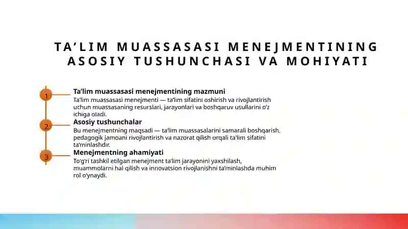 Ta’lim muassasasi menejmenti 3