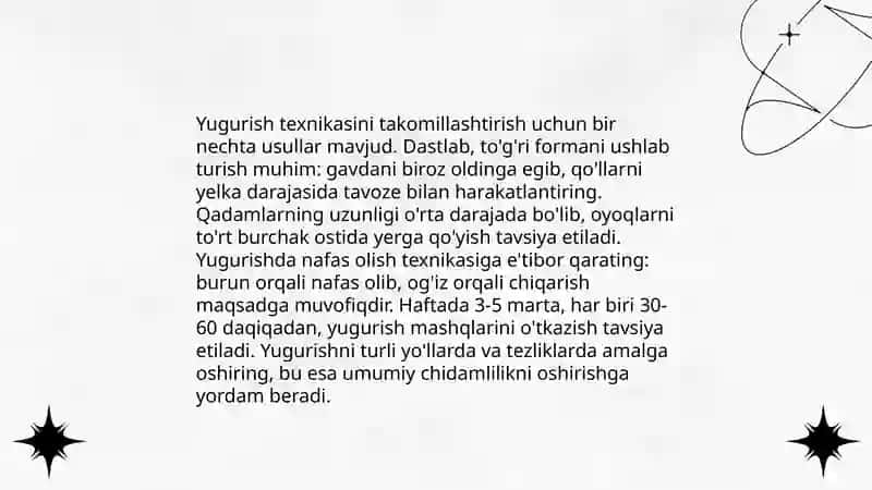 Gandbol o'yinida harakatlanish (yugurish sakrash to'xtash burilish) texnikasini oʻrgatishni takomillashtirish va maxoratini oshirish 3