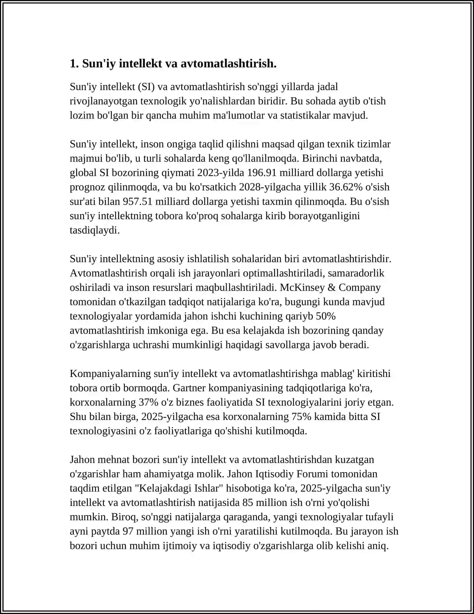 TEXNOLOGIYANING RIVOJLANISHI BILAN HAYOTNING KO'PLAB TOMONLARI OSONLASHADI VA SAMARADORLIGI OSHADI 3