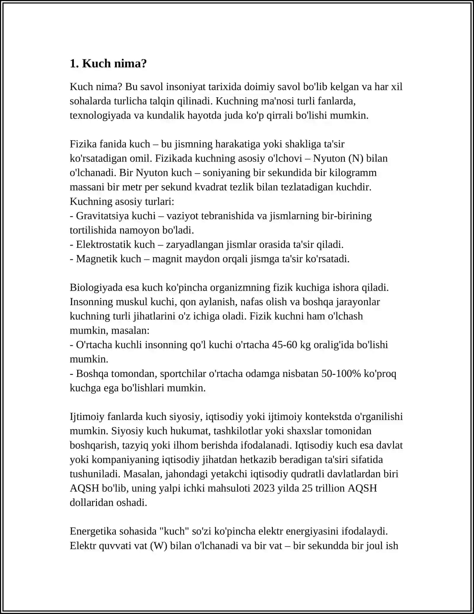 FIZIKADA MARKAZGA INTILMA KUCH VA MARKAZDAB QACHON KUCHLAR 3
