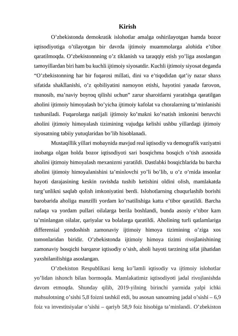 MUSTAQILLLIKGA ERISHISH ARAFASIDA O'ZBEKISTONDAGI IJTIMOIY O'ZGARISHLAR MAZMUN VA MOHIYATI 3