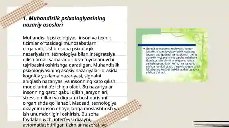 Muhandislik psixologiyasining tadqiqot metodlari 3