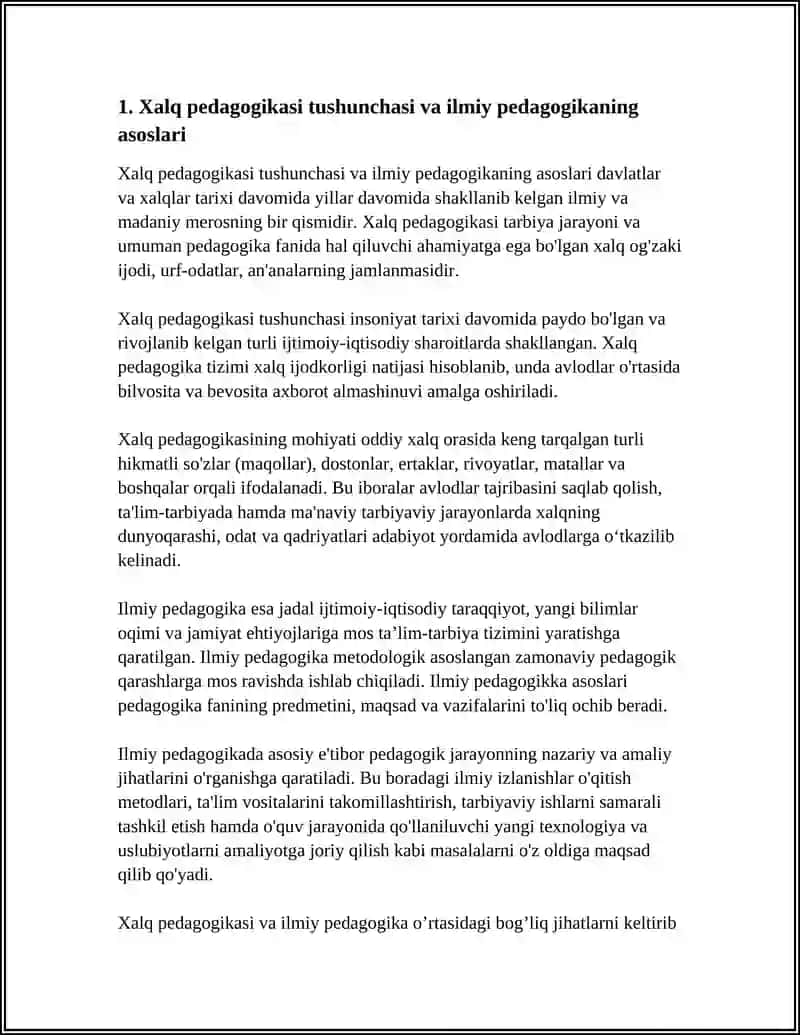 XALQ PEDAGOGIKASI ILMIY PEDAGOGIKANING ASOSI 3