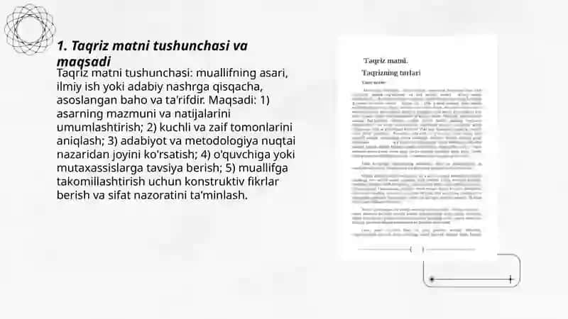Taqriz matni 3