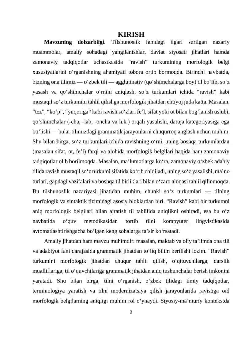 RAVISHNING MORFOLOGIK BELGI-XUSUSIYATLARI 3