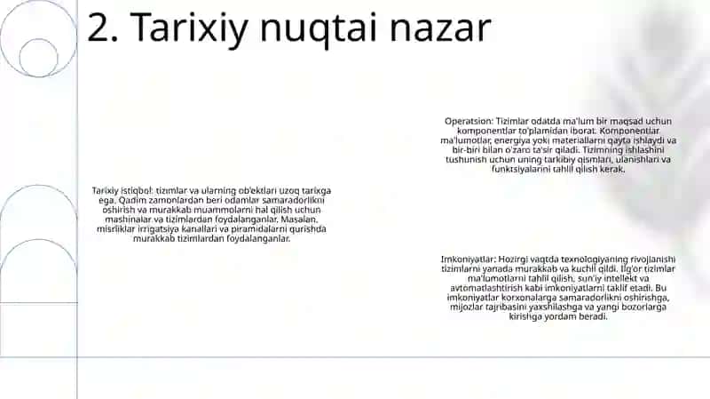 Operation Tizimlar Va Ularning Imkoniyatlaru 3