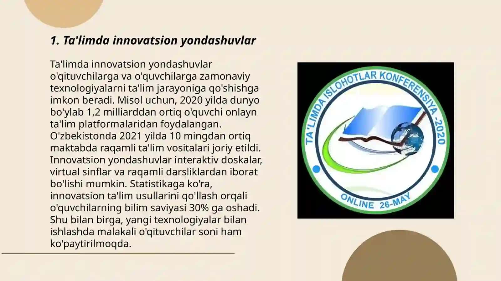 Ta'limda innovatsion yondashuvlar 3