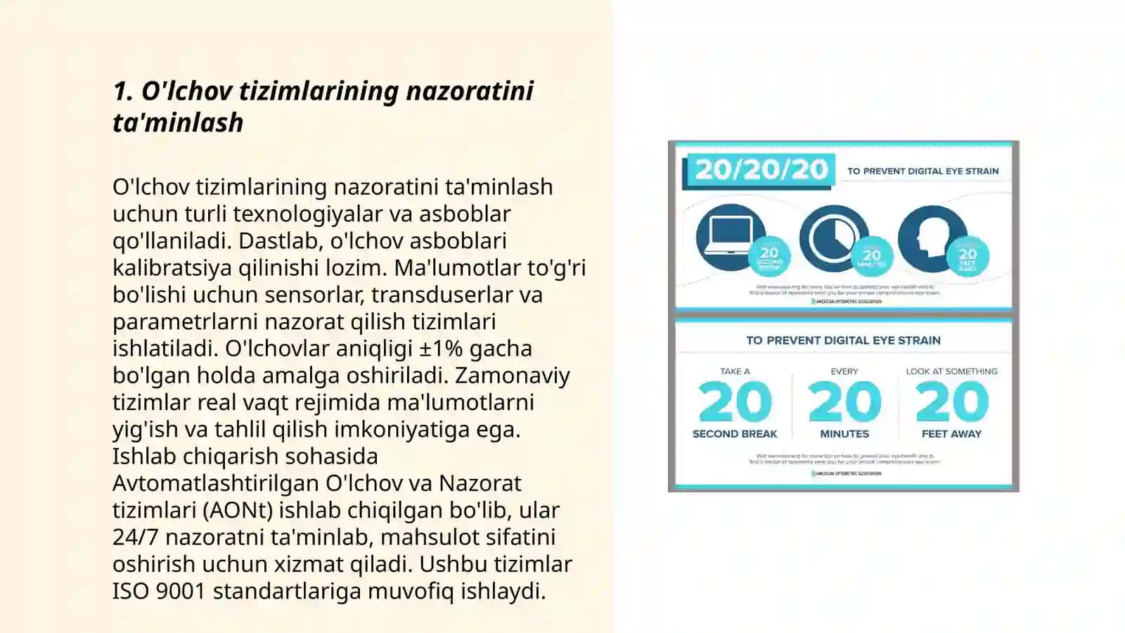 O'lchov tizimlarining nazorati 3