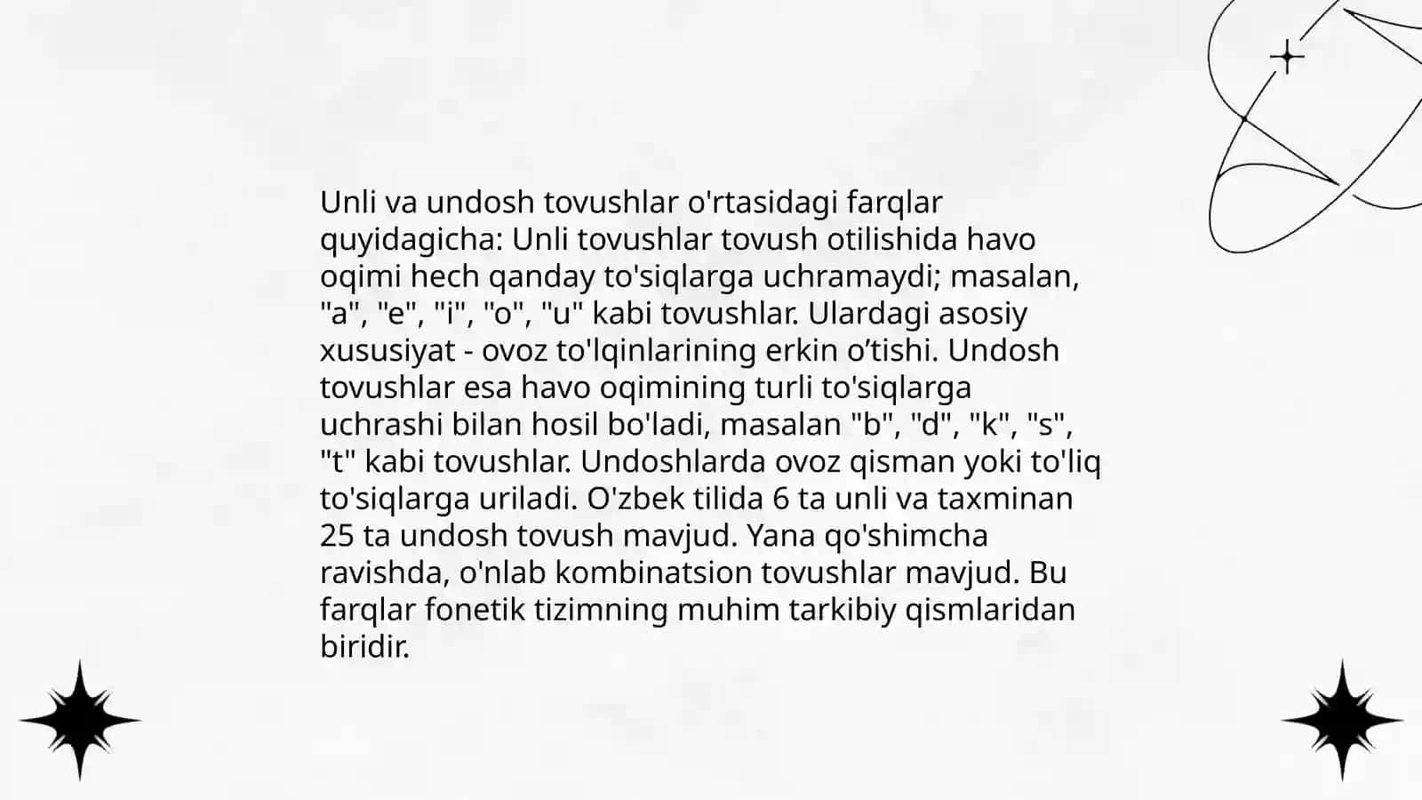 Unli va undosh tovushlarni o‘rganishda orfografik mashqlarni tashkil etish 3