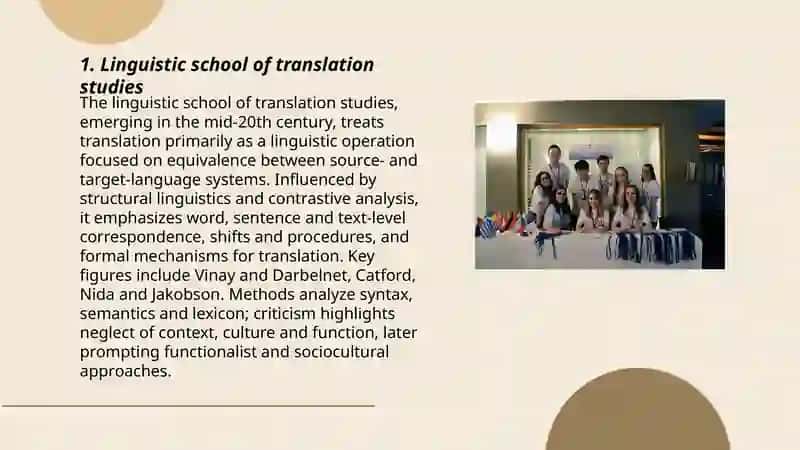 Schools of Translation Studies 3