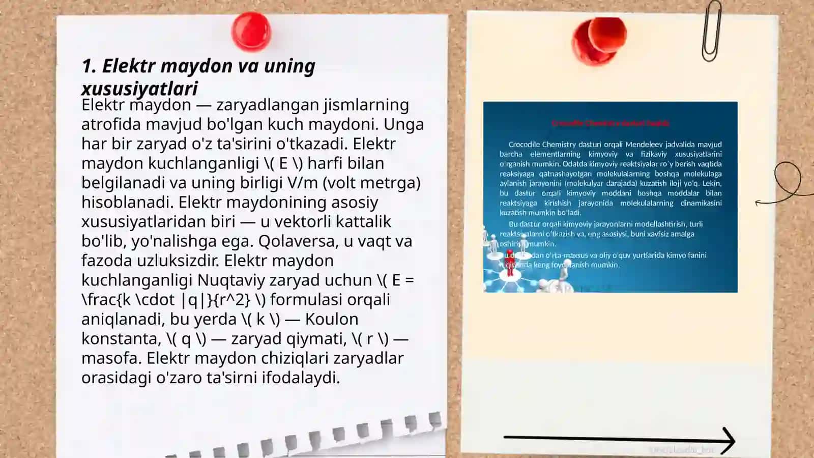 Elektr va magnit maydon. Elektrografiyaning fizik asoslarini oʻrganish 3