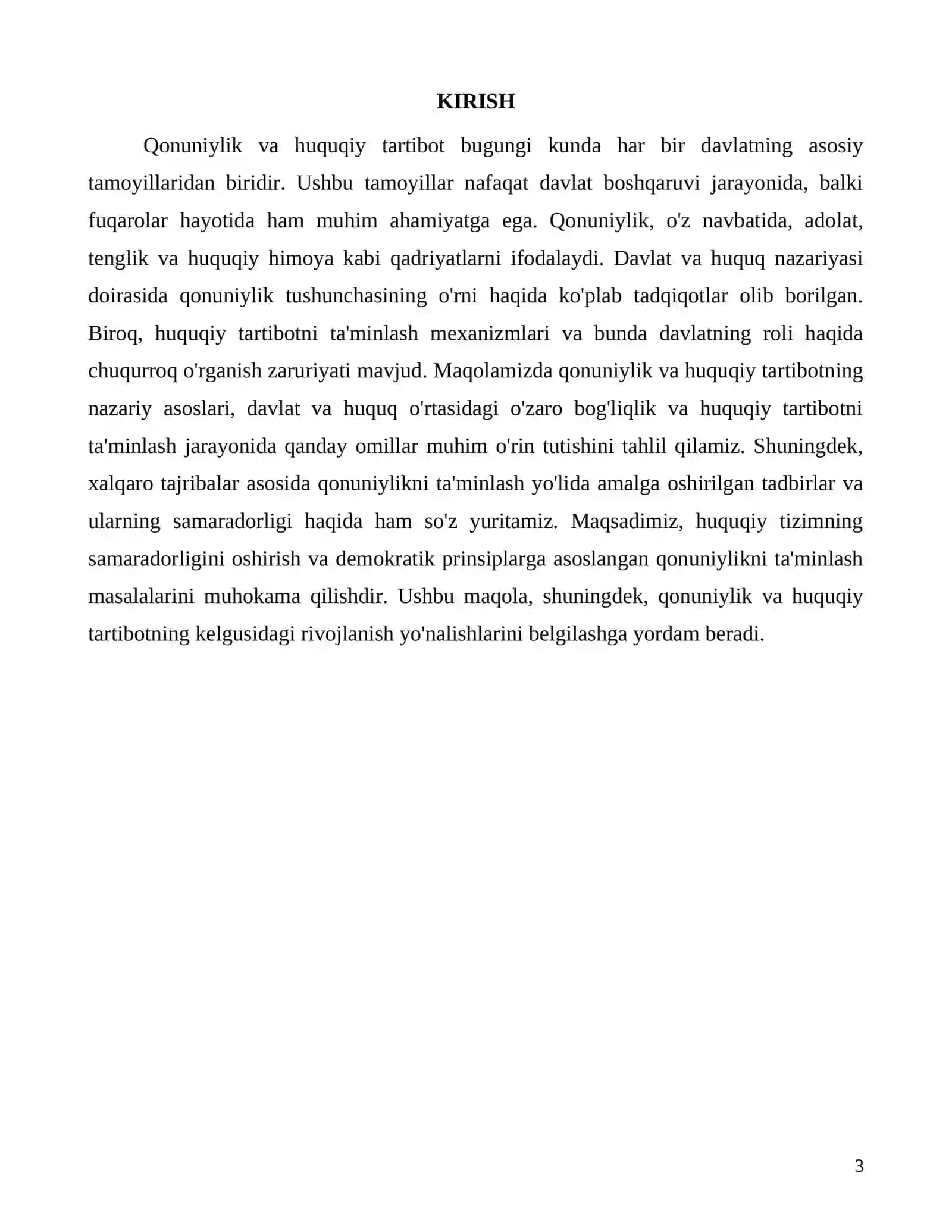 Qonuniylik va huquqiy tartibotning nazariy asoslari 3