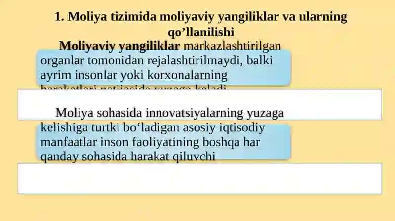 MOLIYAVIY YANGILIKLAR 3