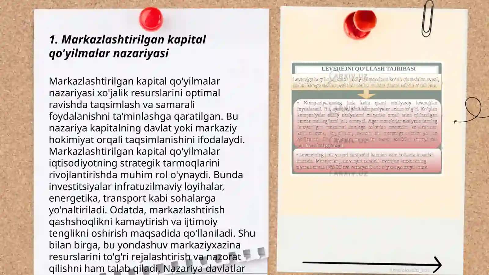 Markazlashtirilgan kapital qo'yilmalar haqida ma'lumot 3