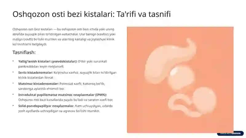 Oshqozon osti bezi kista va oqmalari 3