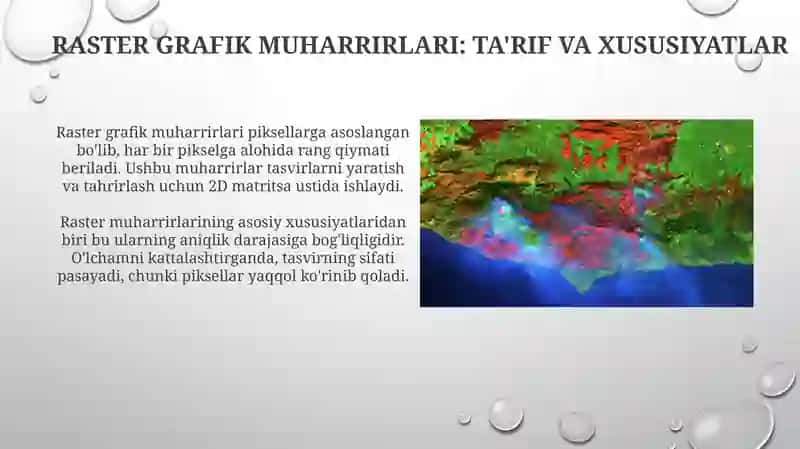 Raster grafik muharrir va unda ranglar, qatlamlar bilan ishlash 3