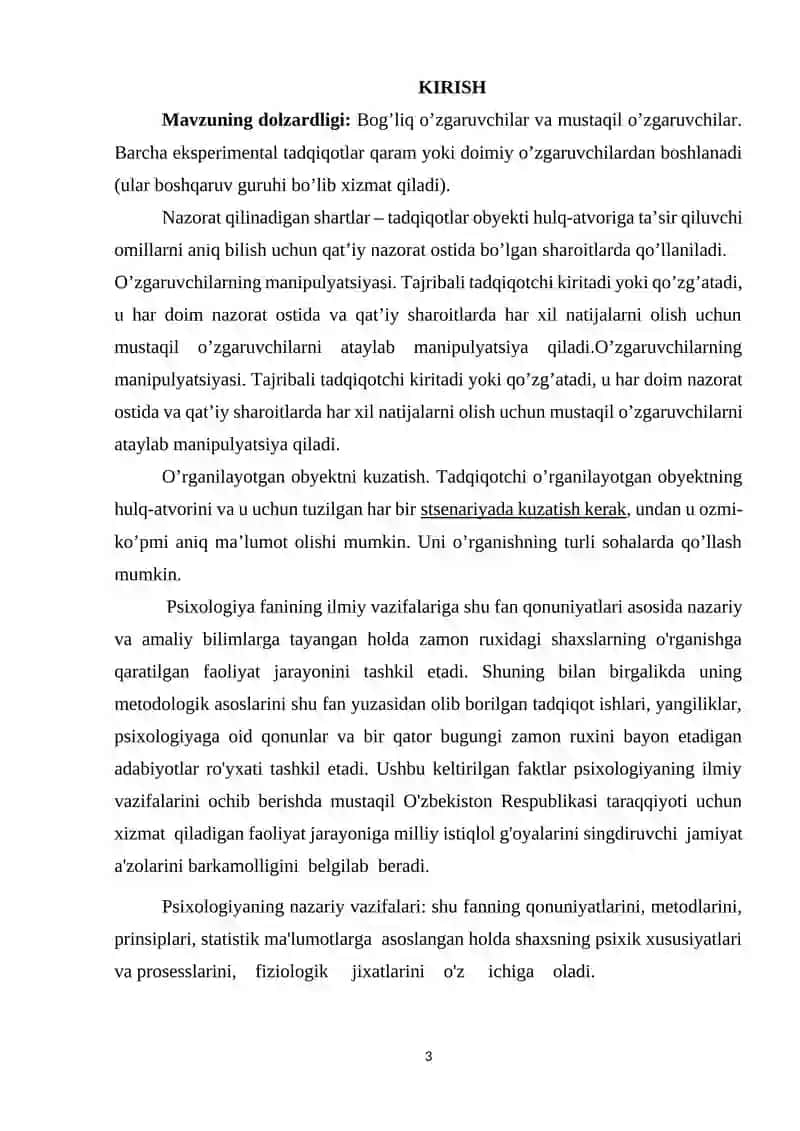 Eksperemental tadqiqot natijalarini taqdim etish shakllari 3