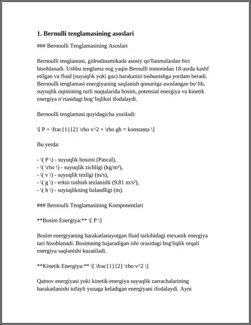 Bernulli Tenglamasi 3