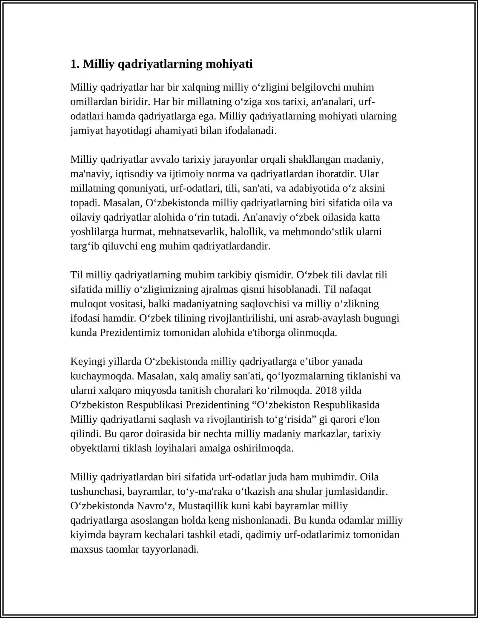 MILLIY VA UMUMINSONIY QADRIYATLAR UYGʻUNLIGINING JAMIYAT BOSHQARUVIDA AHAMIYATI 3