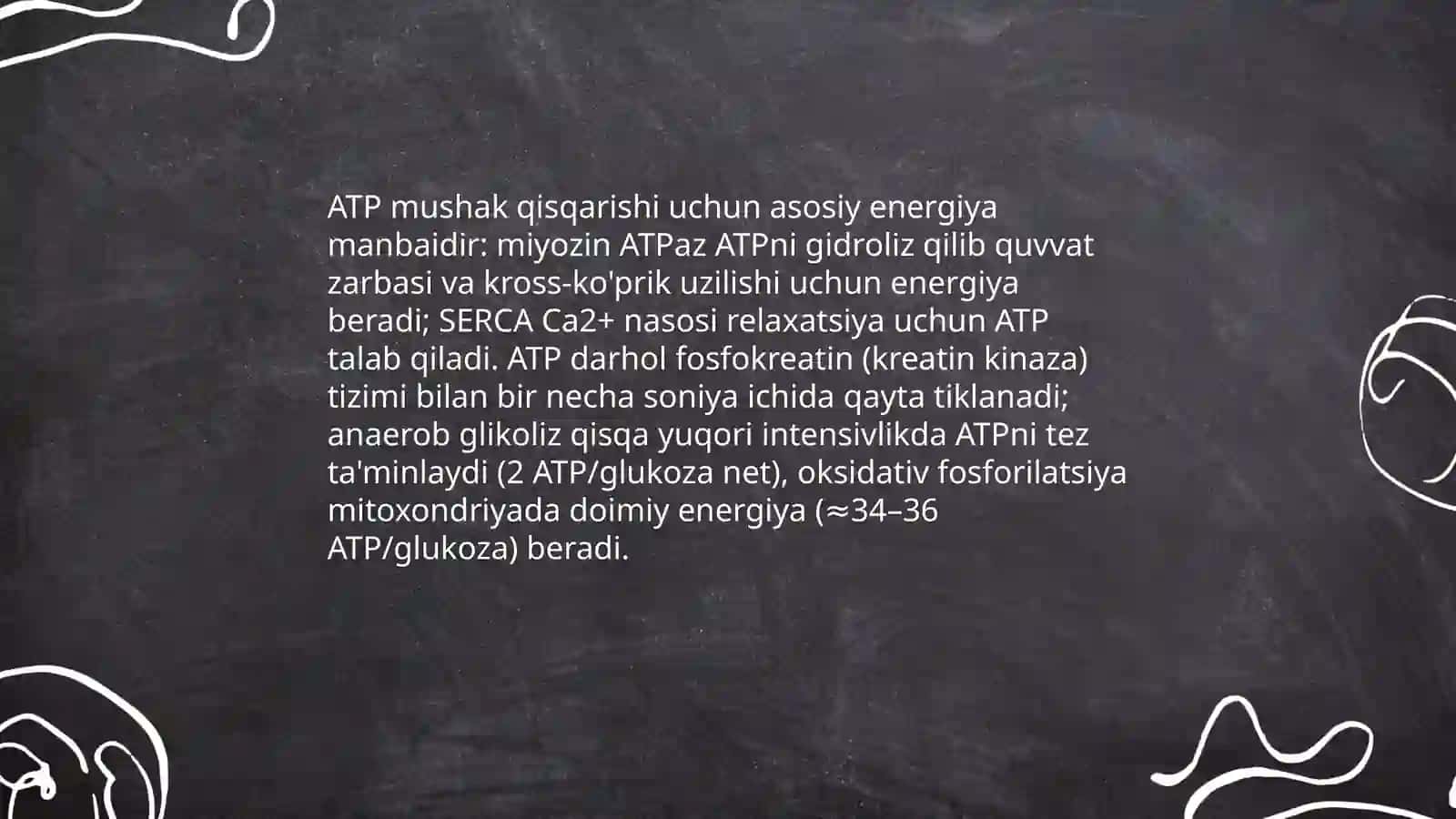 Muskul qisqarishini energetik ta'minoti 3