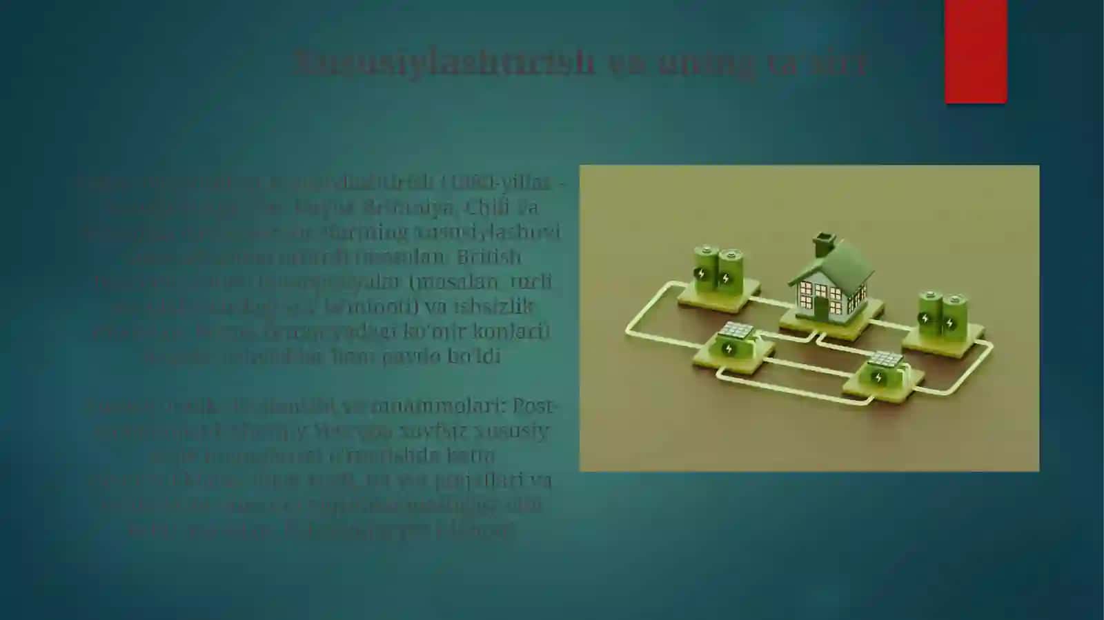 Iqtisodiy islohotlar, xususiy mulkchilikning shakllanishi 3