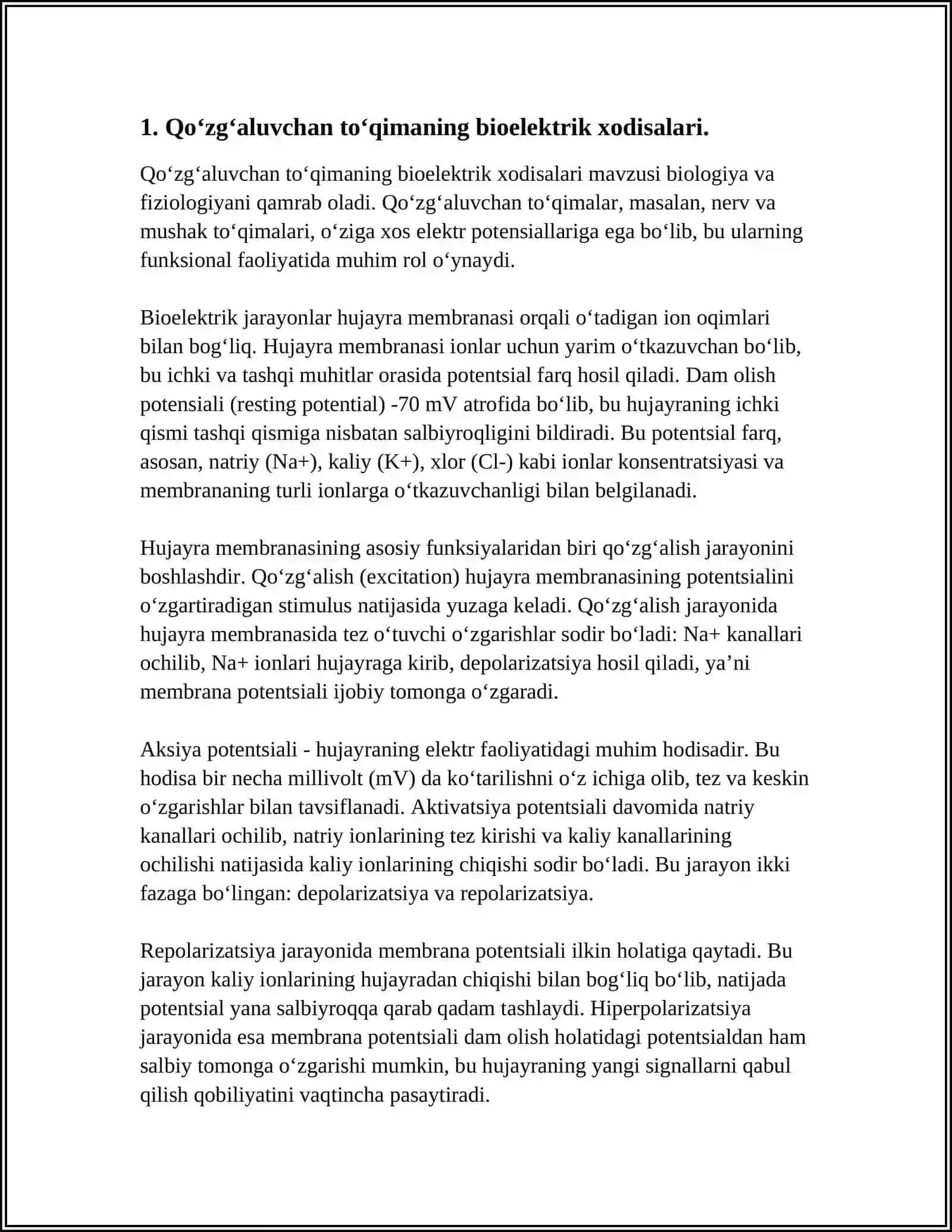 QO‘ZG‘АLUVCHАN TO‘QIMА (BЕZLАRDА) LАRDА BIОELЕKTRIK ХОDISАLАR 3