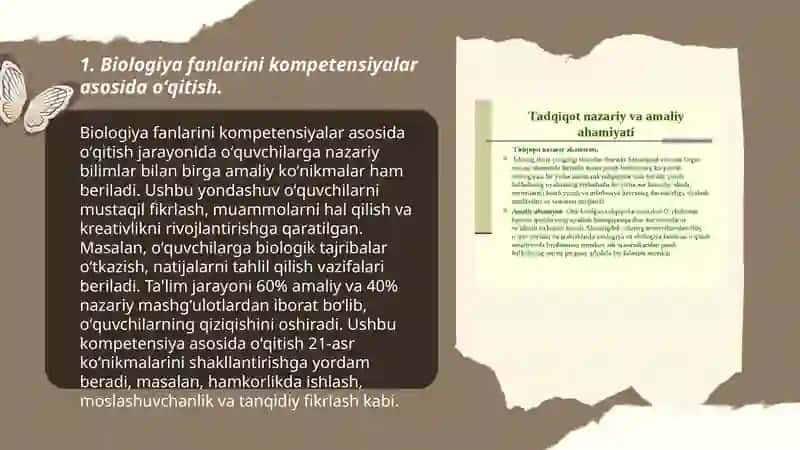 Biologiya fanlarini oʻqitish metodikasi 3