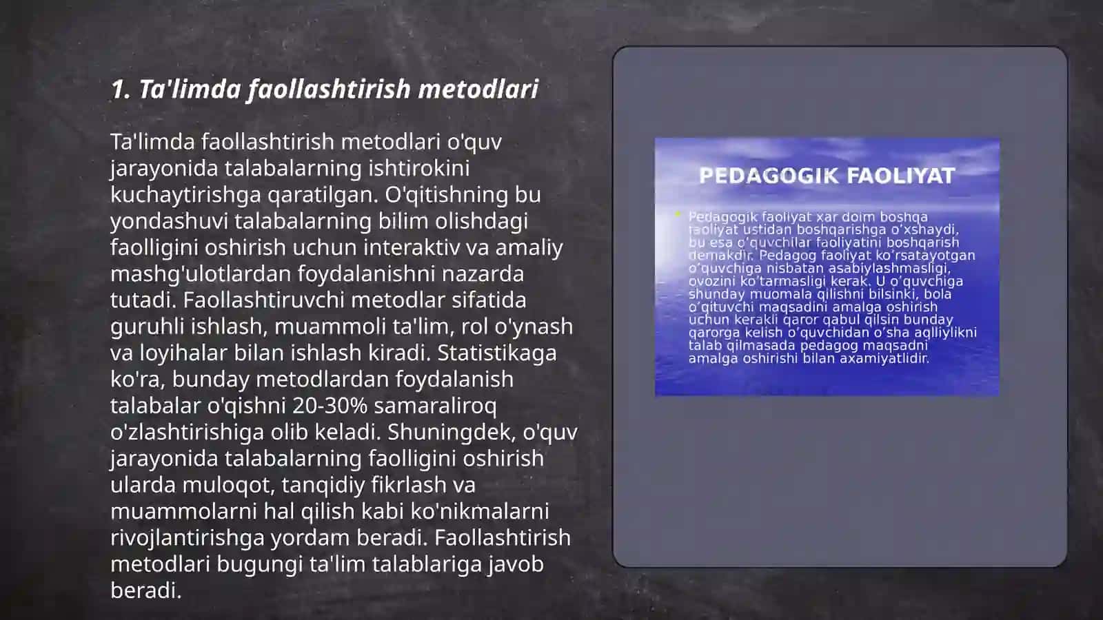 Pedagogik psixalogiya metodlari 3