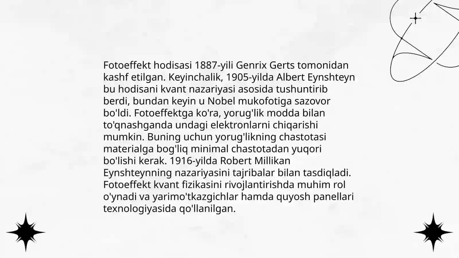 Fotoeffect hodisasi 3