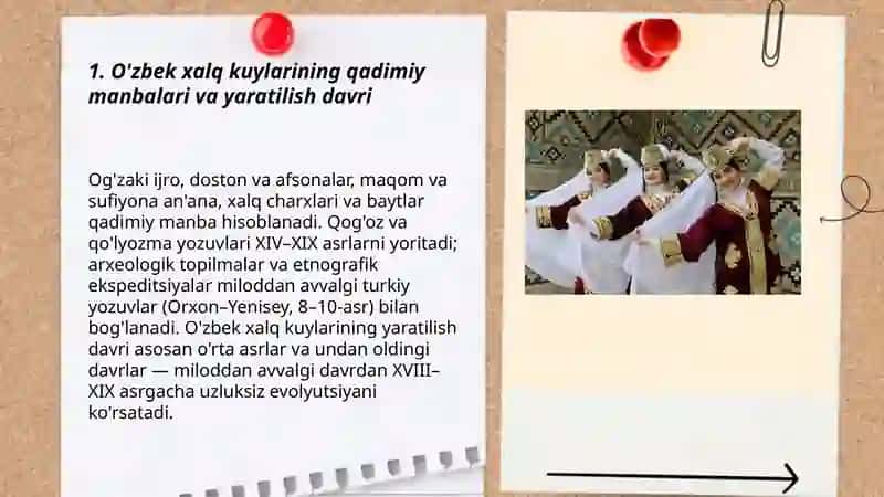 O'zbek xalq kuylarining qadimiy manbalari va yaratilish davri 3