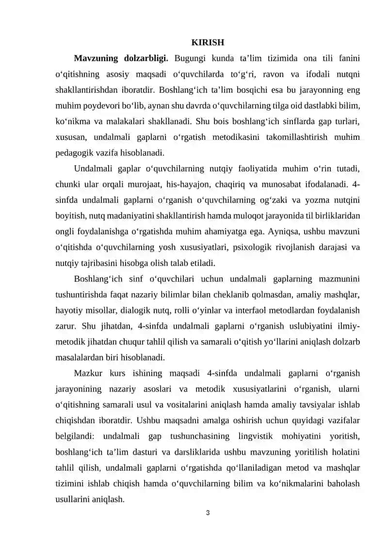 4-SINFDA UNDALMALI GAPLARNI O‘RGANISH USLUBIYATI. 3