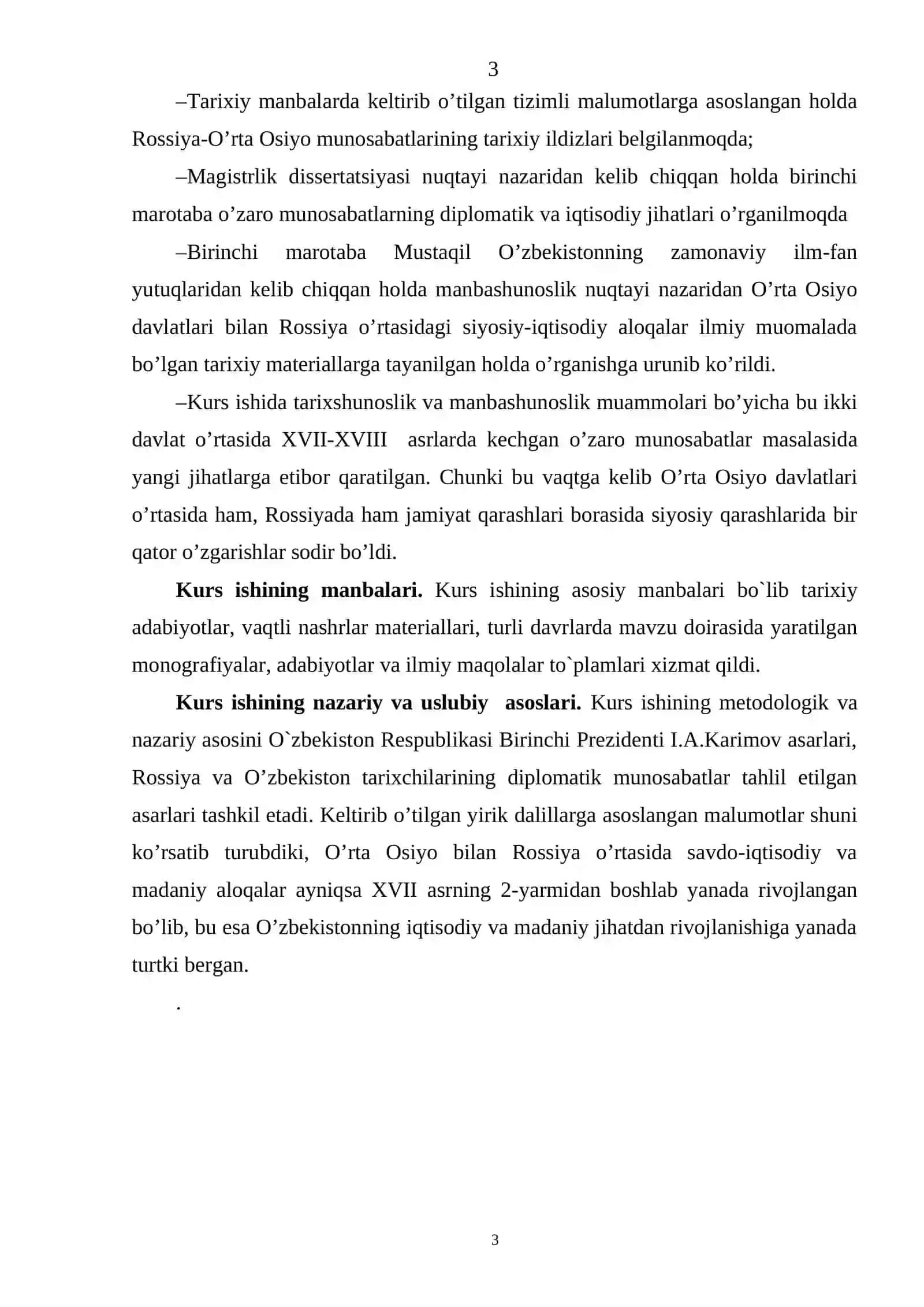 CHOR ROSSIYASINI O’ZBEK XONLIKLARI BILAN O’ZARO MUNOSABATLARI 3
