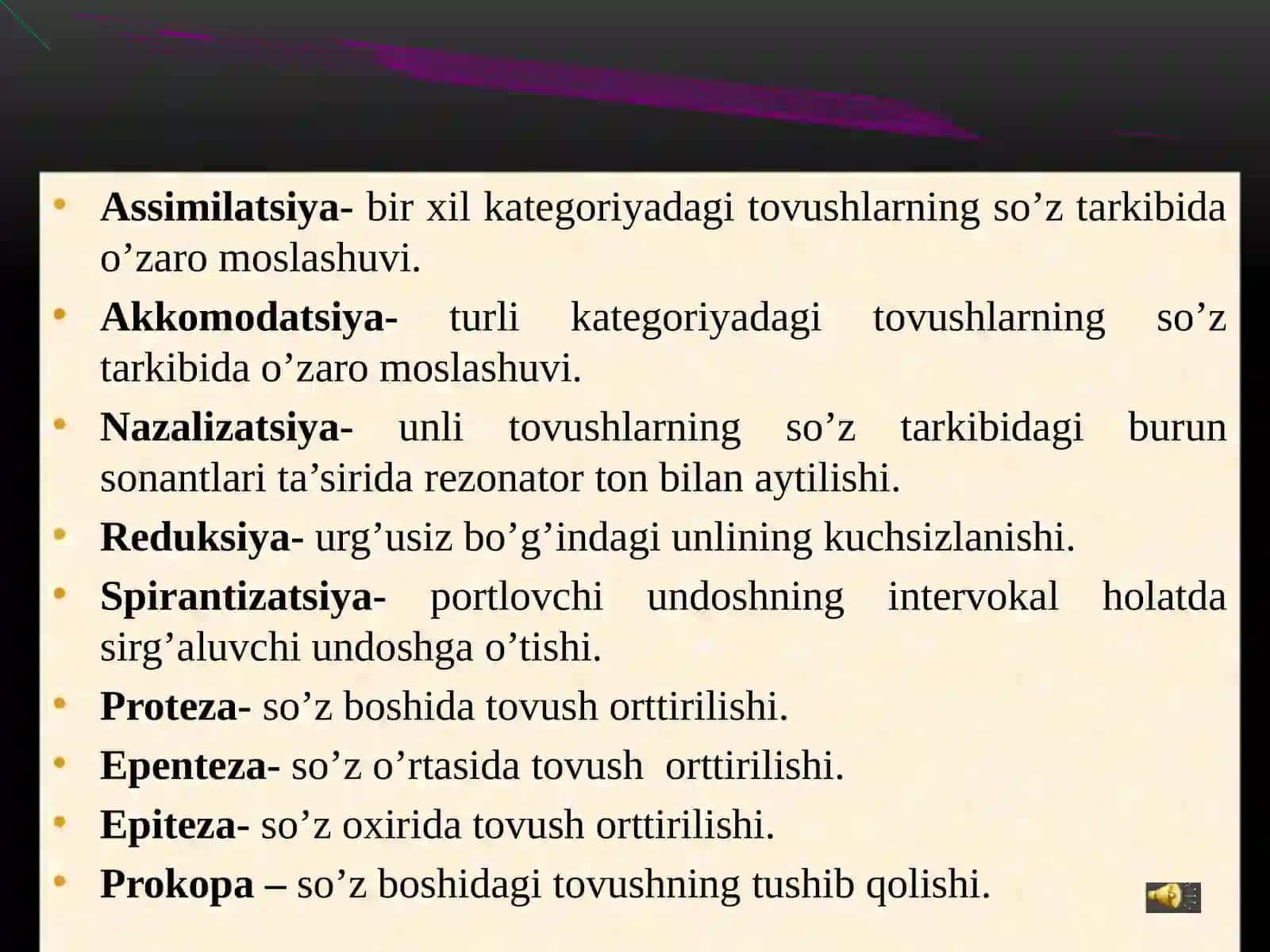 FONETIK HODISALAR 3