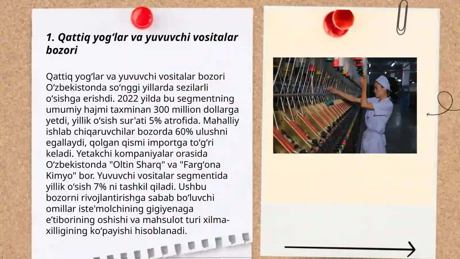 Qattiq yogʻlar va yuvuvchi vositalarni ishlab chiqarish istiqbollari 3