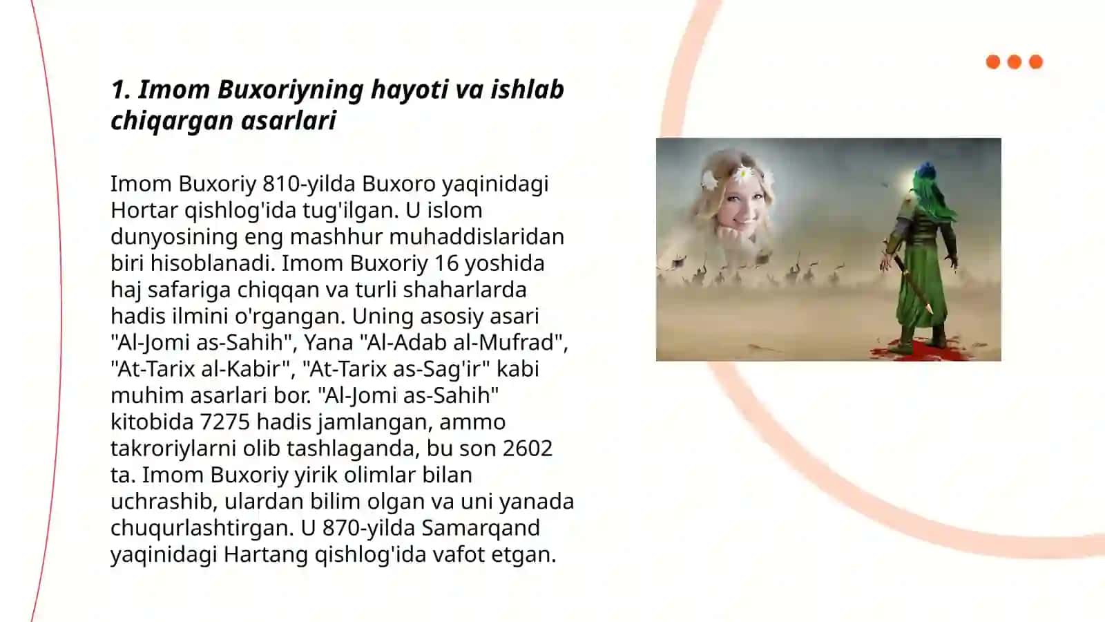 Imom Buxoriy va Imom Termiziyning hadis ilmiga qo‘shgan hissalarini qiyosiy tahlili 3