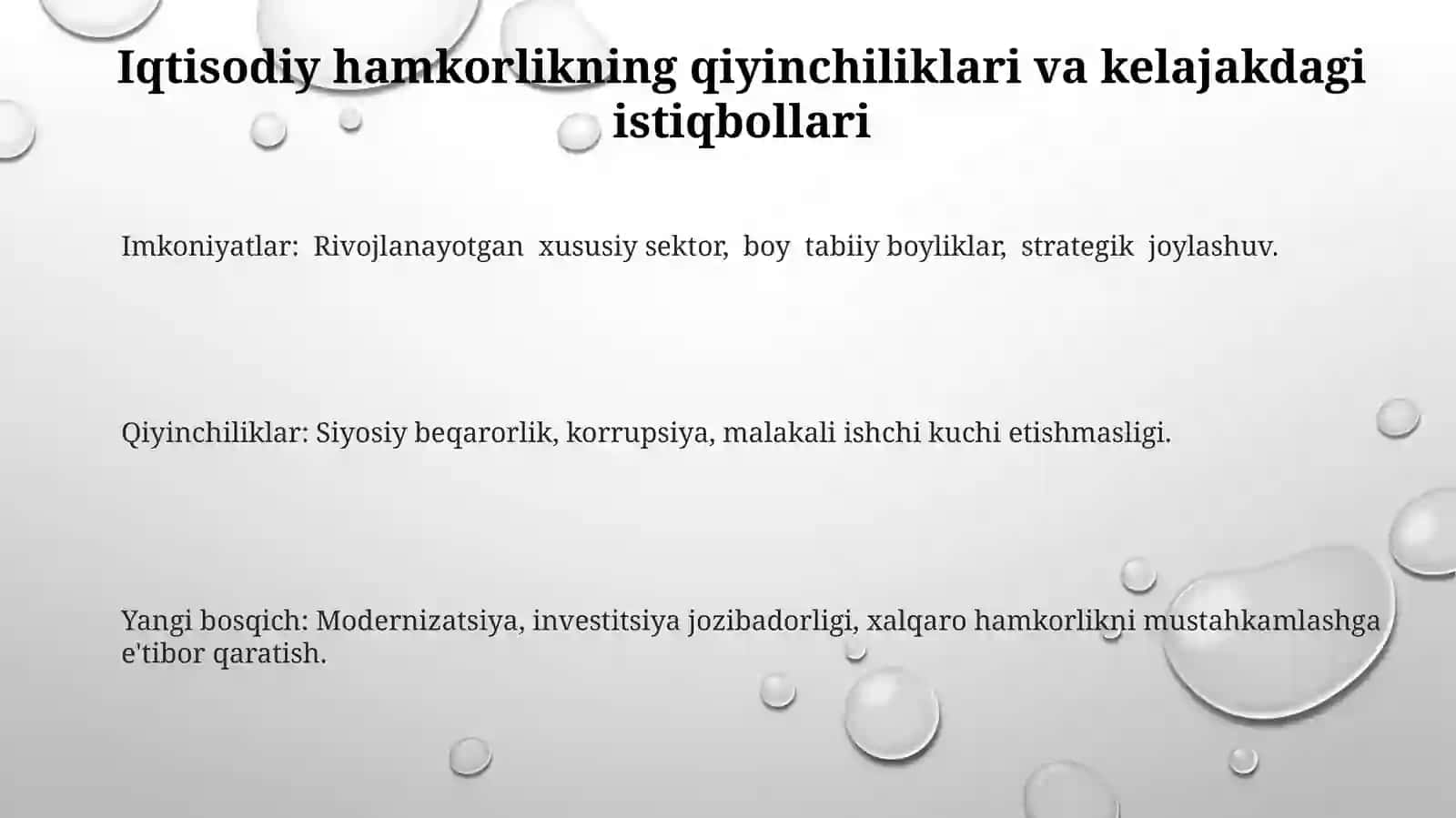 Yangi Hamkorliklar va Investitsiya Imkoniyatlari 3