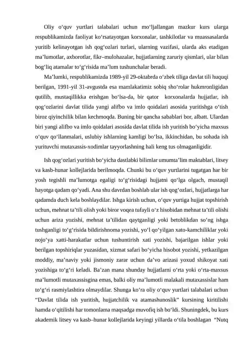 HUJJATLARNING PAYDO BOLISHI VA VAZIFALARI. 3