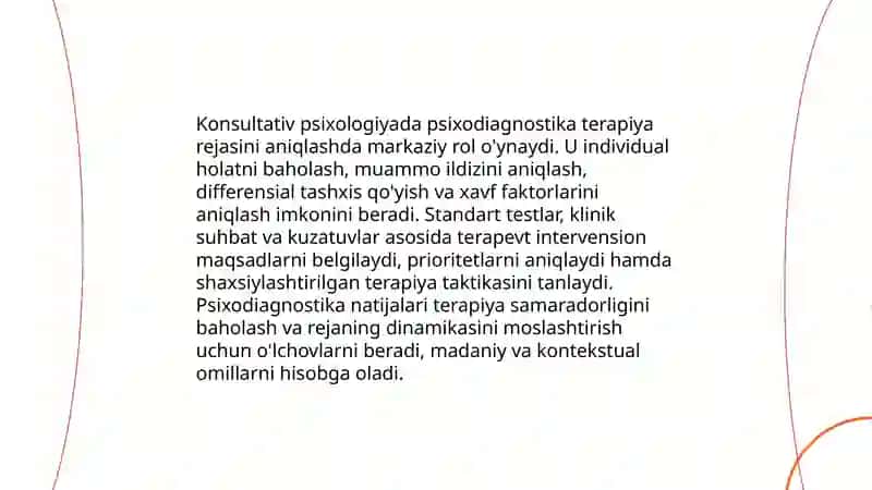 Psixodiongnóstika va psixológiya tarmoqlar órtasidagi boĝliqlik 3