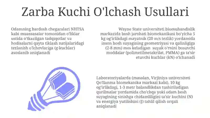 Zarba Kuchi O'lchash Usullari 3