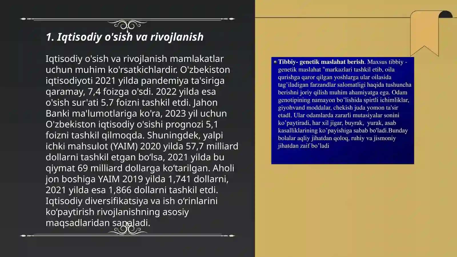 Iqtisodiy o'sish va rivojlanish 3