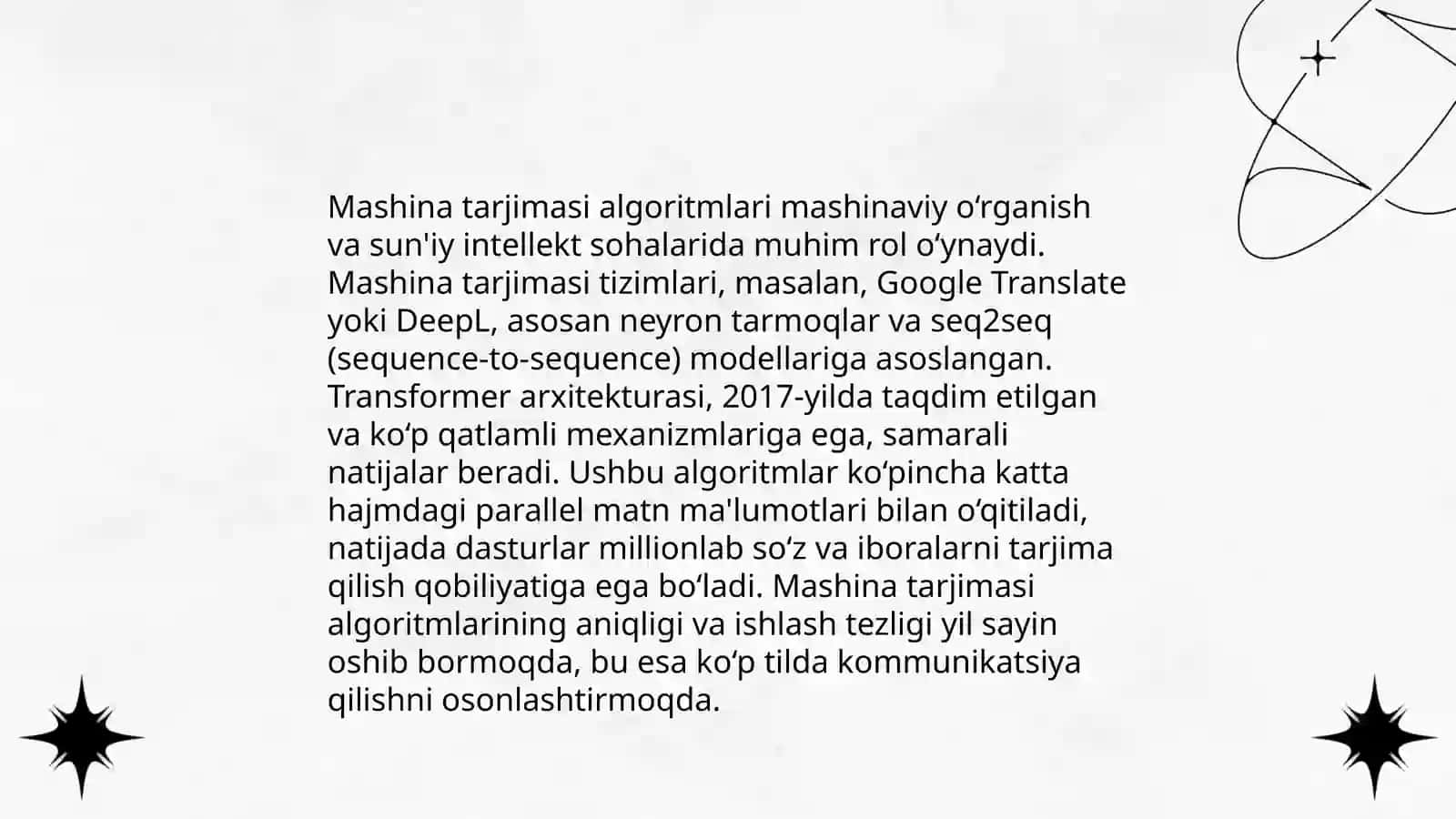 Mashina tarjimasi algoritmlari 3