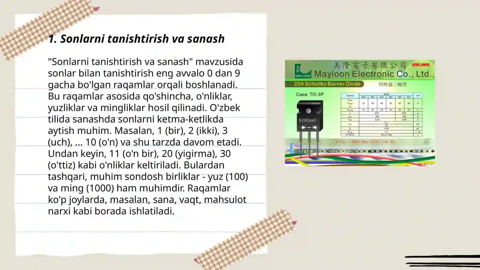 Boshlang'ich sinf matematika darslik 3