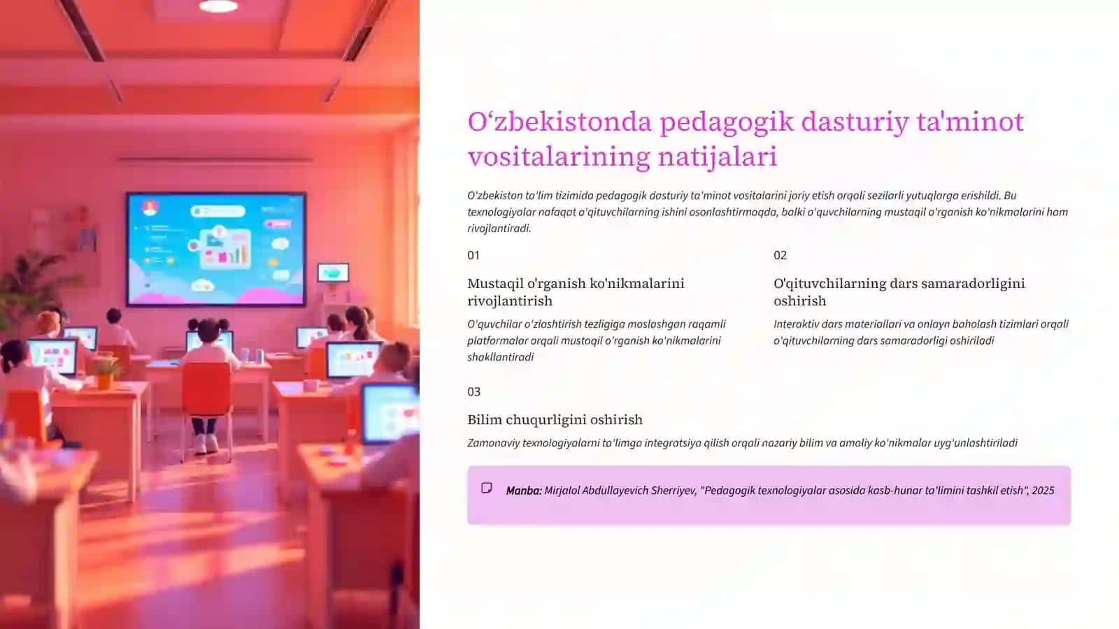 TARBIYA FANINI OʻQITISHDA PEDAGOGIK TEXNOLOGIYALARIDAN FOYDALANISH 3