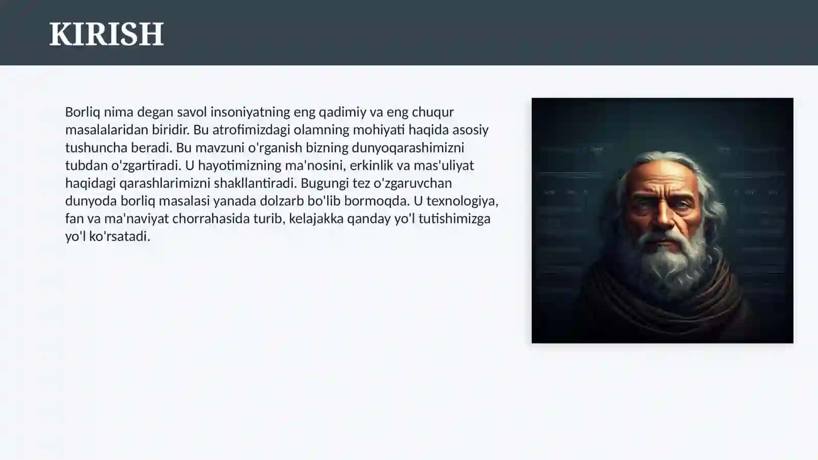 BORLIQ FALSAFASI 3