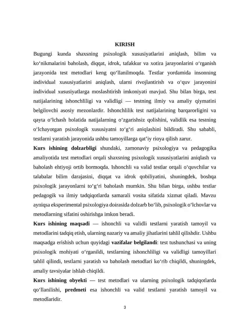 Ishonchli validli testlarni yaratish tamoyil va metodlari 3