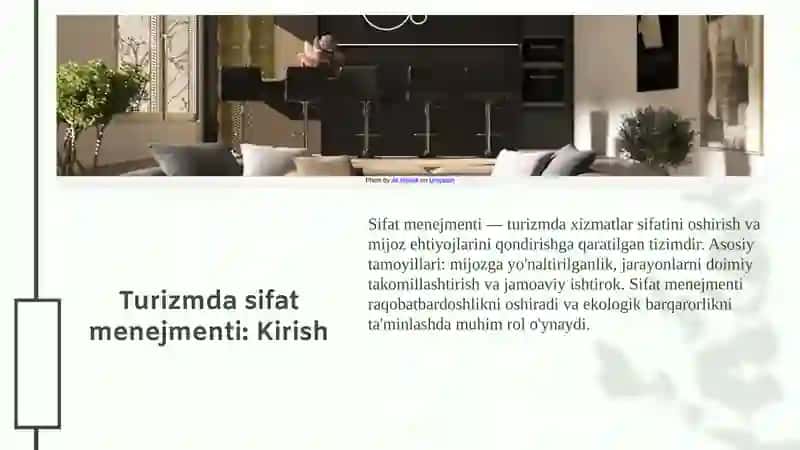 Turizmda sifat va atrof-muhitni boshqarish 3